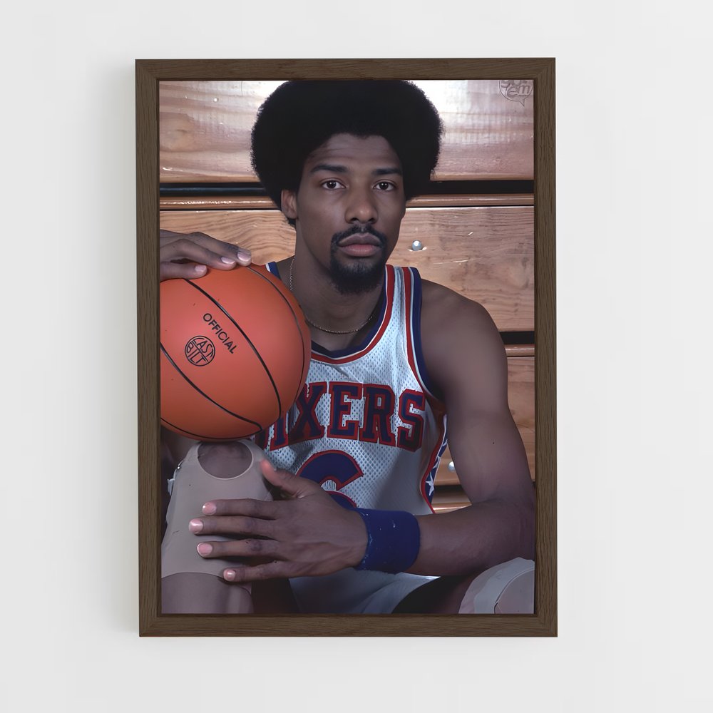 Poster Julius erving – affiche Basketball (vue 5)